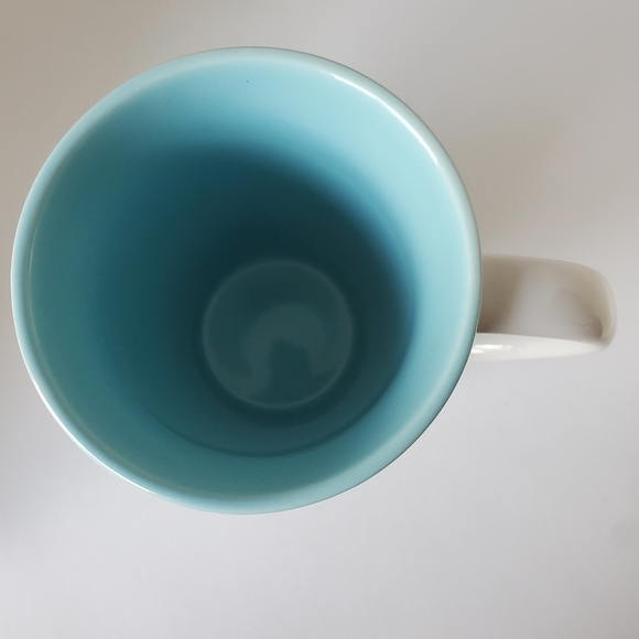 Davids Tea Perfect Mug Christmas Tree Holiday Lights Turquoise Inside (Mug Only) - Picture 6 of 8